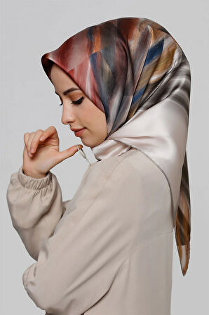 Saf Sura ipek Eşarp (S) (Nostalji Sura)  8339D 81