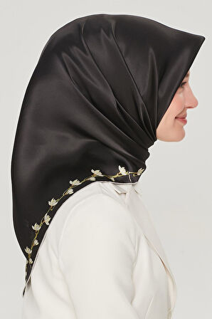 Armine Nostalji Serisi İpek Twill Eşarp 8553D-09