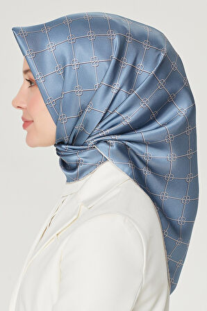 Armine Nostalji Serisi İpek Twill Eşarp 8555D-17