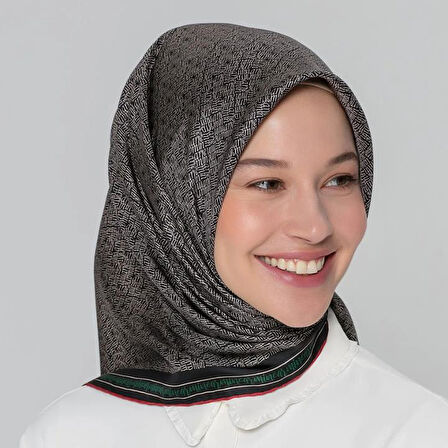 Armine E20KA8418D0394 Dj Saf İpek Eşarp 8418D (T) (Nostalji Twill)