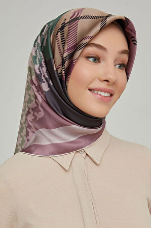 Armine Nostalji Serisi Twill İpek Eşarp 8620D-36