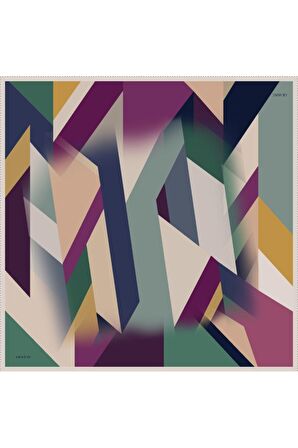 Armine 90*90 Ipek Eşarp 8424d (sura) (nostalji)