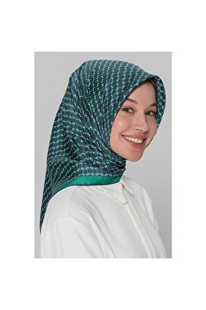 ARMİNE 90X90  İPEK EŞARP 8401D (SURA) (NOSTALJİ)