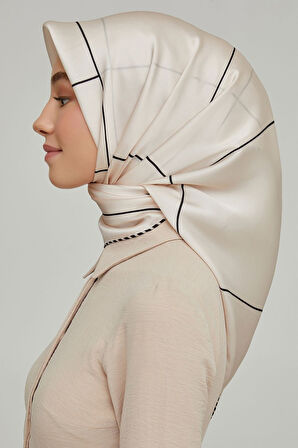 Armine Nostalji Serisi İpek Twill Eşarp 8655D-06