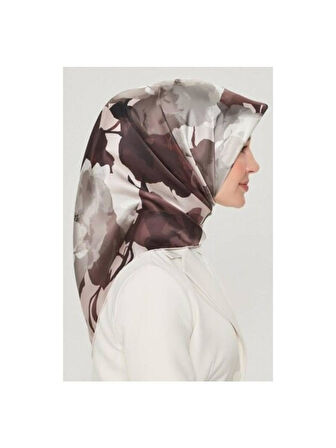 Armine E21YA8534D0487 Dj Saf İpek Eşarp 8534D (T)  (Nostalji Twill)