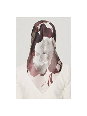 Armine E21YA8534D0487 Dj Saf İpek Eşarp 8534D (T)  (Nostalji Twill)