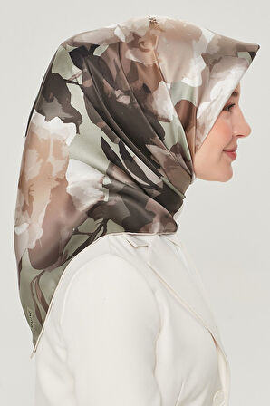Armine Nostalji Serisi Twill İpek Eşarp 8534D-88