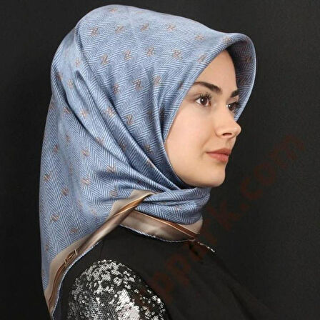 Armine E18YA8015D0122 Dj Saf İpek Eşarp 8015D (T)  (Nostalji Twill)