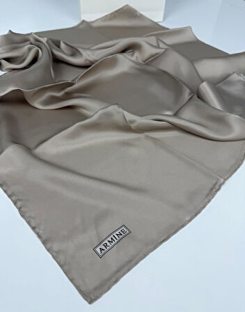 Düz Boyalı % 100 Sura İpek Eşarp 0010D