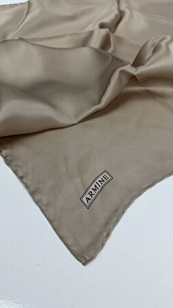 Düz Boyalı % 100 Sura İpek Eşarp 0010D