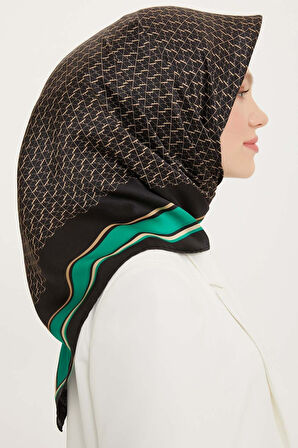 Armine Nostalji Serisi İpek Twill Eşarp 8724D-37