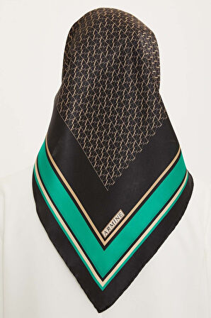 Armine Nostalji Serisi İpek Twill Eşarp 8724D-37