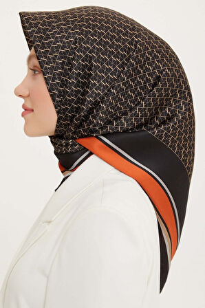 Armine Nostalji Serisi İpek Twill Eşarp 8724D-36