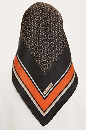 Armine Nostalji Serisi İpek Twill Eşarp 8724D-36