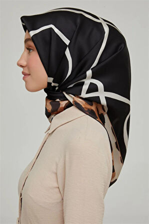 Armine E21KA8653D0420 Dj Saf İpek Eşarp 8653D (T)  (Nostalji Twill)