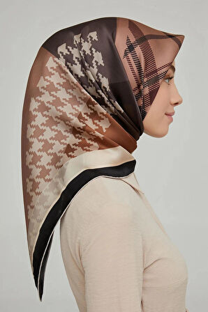 Armine E21KA8620D0411 Dj Saf İpek Eşarp 8620D (T)  (Nostalji Twill)