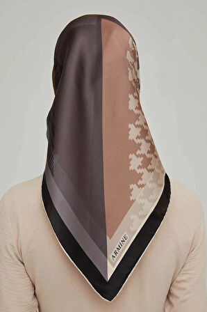 Armine E21KA8620D0411 Dj Saf İpek Eşarp 8620D (T)  (Nostalji Twill)