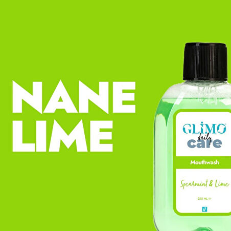 Glimo Daily Care Ağız Bakım Suyu Bahçenanesi Misket Limonu Nanesi 250 ml