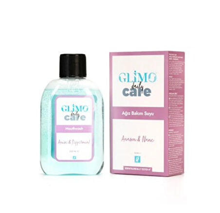 Glimo Daily Care Ağız Bakım Suyu Anason Nane 250 ml