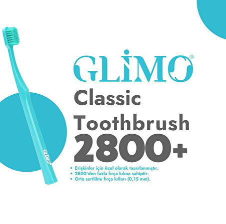 Glimo Classic Medium 2800+ Diş Fırçası