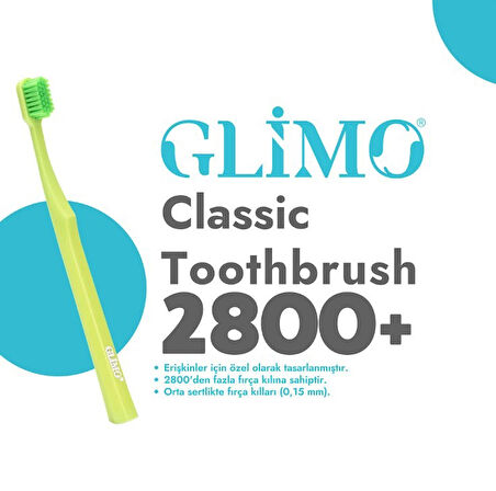 Glimo Classic Medium 2800+ Diş Fırçası