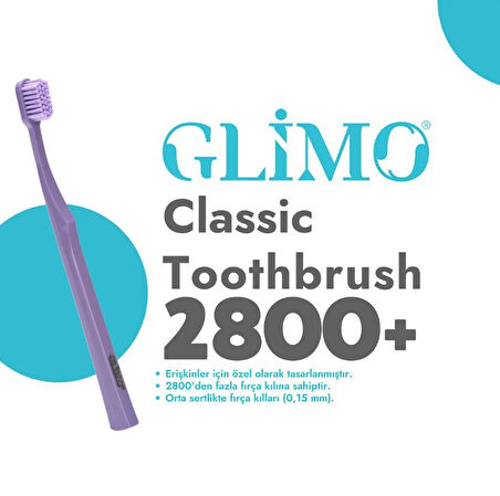 Glimo Classic Medium 2800+ Diş Fırçası