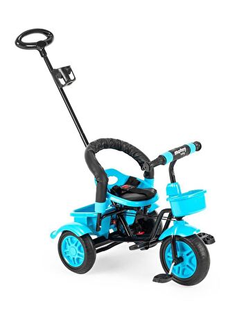 Moony Baby MB504 Trend Bike Ebeveyn Kontrollü 3 Tekerlekli Çocuk Bisikleti MAVİ