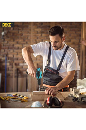 24 V 4 Ah Metal Dişli Şanzıman Çift Akülü Şarjlı Vidalama Matkap Full Setli 24 Parça Set