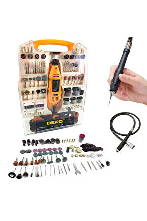 350 Parça 450 Watt 6 Kademeli Hobi Gravür Zımpara Taşlama Makinesi + Şaft Kablosu Ecd-dkt-450şaftlı