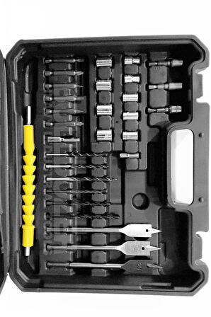 36 V 5 Ah Xr Technology Darbeli Matkap Çantalı Yedek Bataryalı 30 Parça Set Hediyeli