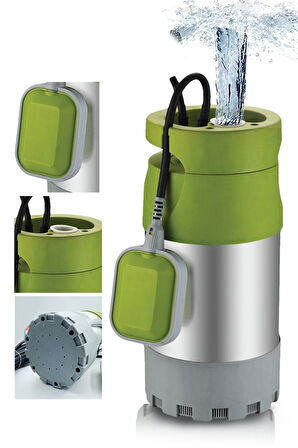 Bakır Sargı Zeminden Emiş 3 HP 2.5 KW 1500W Dalgıç Su Pompası Kirli Temiz Su İrtifa Pompası 35mt Dik