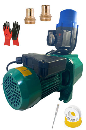 Metal Paslanmaz Jetmax Motorlu Otomatik Sistem Paket Hidrofor 1 Hp Tak Çalıştır Full Set