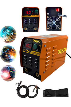 Ayarlanabilir Dijital Göstergeli Invertör Portatif Çanta Kaynak Makinası 2.7 Kg 160a 3.25 Elektrod
