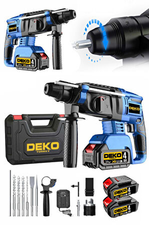 Dkt21kd 21v 4ah Çift Akülü 5 J Kırım Darbeli Kırıcı Delici Kömürsüz Brushless Motor Set