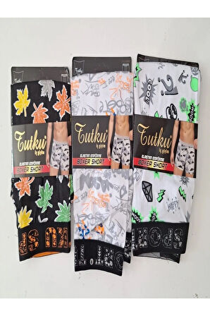 Erkek Elastan Empirme Spor Boxer 6 Adet