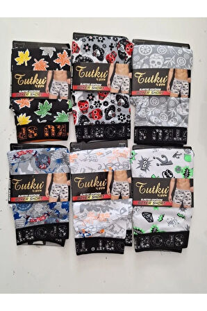 Erkek Elastan Empirme Spor Boxer 6 Adet