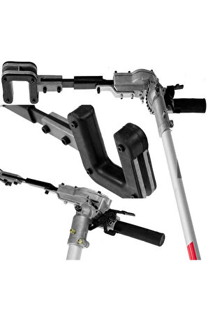 Çelik Mil 3.4 Hp 63cc Sırt Tipi Benzinli Motorlu Tırpan Çayır Ot Biçme Makinesi + Zeytin Silkeleme