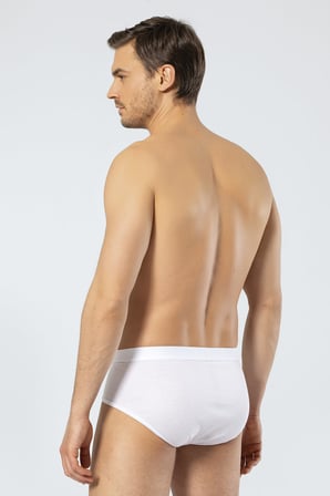 Klasik Beyaz Erkek Slip %50 modal % 50 pamuk