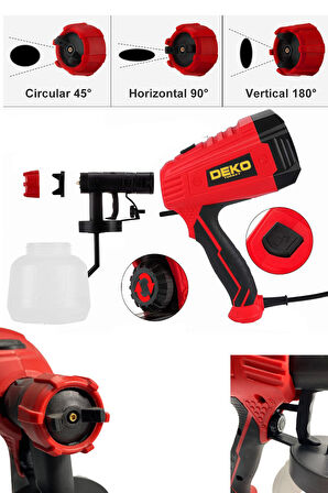 Yüksek Basınçlı Bakır Motor Elektrikli Sprey Boya Tabancası 900w Dezenfektan Ilaç Boya Tabancası