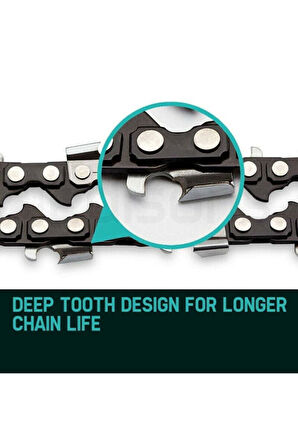 Magnezyum Kaplama Benzinli Testere Zinciri Motorlu Testere Zincir 3/25 36 Diş 72l