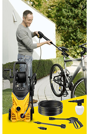 Germany Style 130 Bar 1500w Yüksek Basınçlı Bahçe Ve Oto Yıkama Makinesi