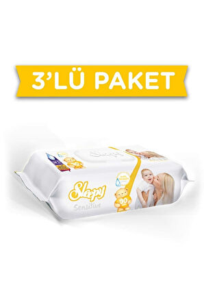 Sleepy Sensitive 3 Paket Islak Mendil 90'lı