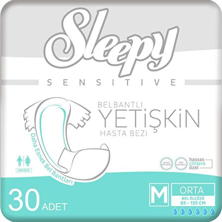 Sleepy Medium Yetişkin Hasta Bezi 30 Adet