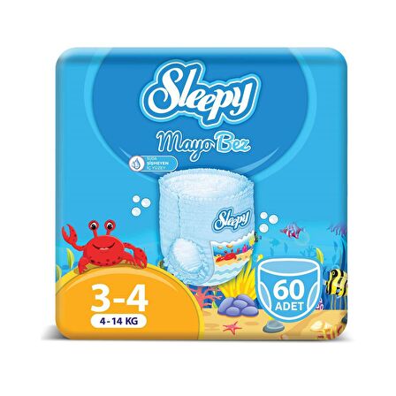 Sleepy 45019 Numara Maxi 60'lı Mayo Külot Bez