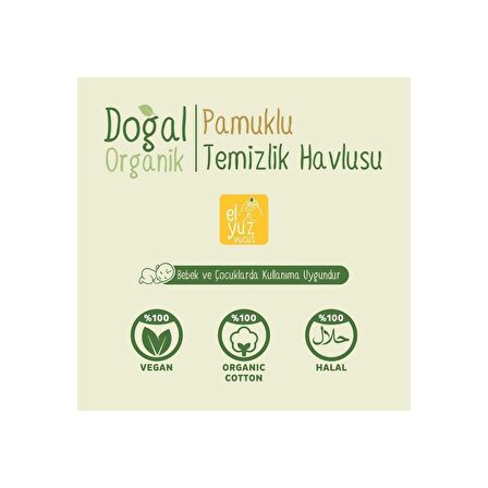 Sleepy Doğal Organik 12 x 50 Yaprak 12 Paket Islak Mendil