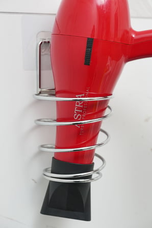 Orsa Home Vantuzlu Metal Fönlük Maşalık Fön Tutucu Fön Askısı Aparat