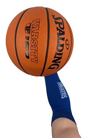 Slazenger Unisex - Likralı Mavi Basketbol Kolluğu - Slzgr-MM