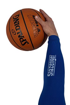 Slazenger Unisex - Likralı Mavi Basketbol Kolluğu - Slzgr-MM