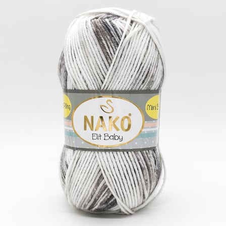 Nako Elit Baby Mini Batik Anti Pilling El Örgü İpliği - 32461
