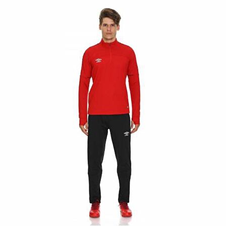 UMBRO ERKEK SWEAT / RED / YARIM FERMUARLI / TC-0024-3 